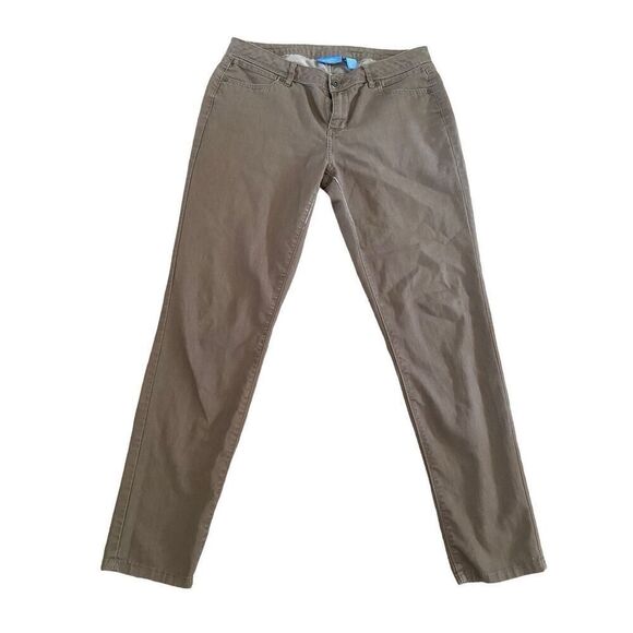 Simply Vera Vera Wang Khaki Pants Formal Workwear Interview - Picture 1 of 13